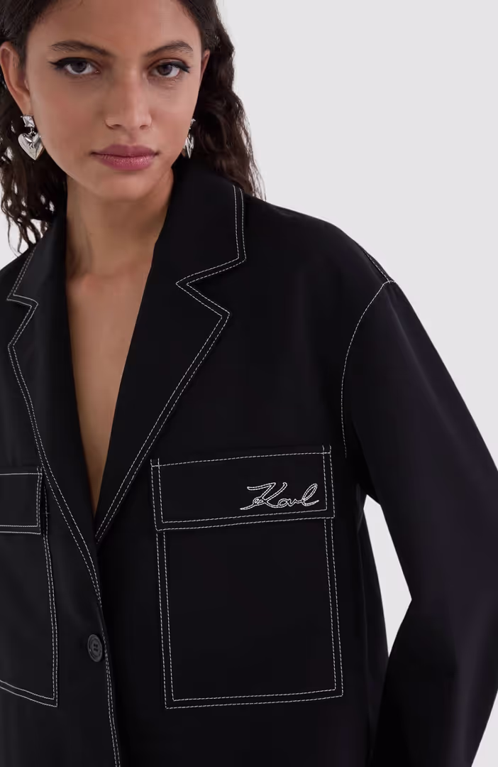Contrast Stitch Jacket