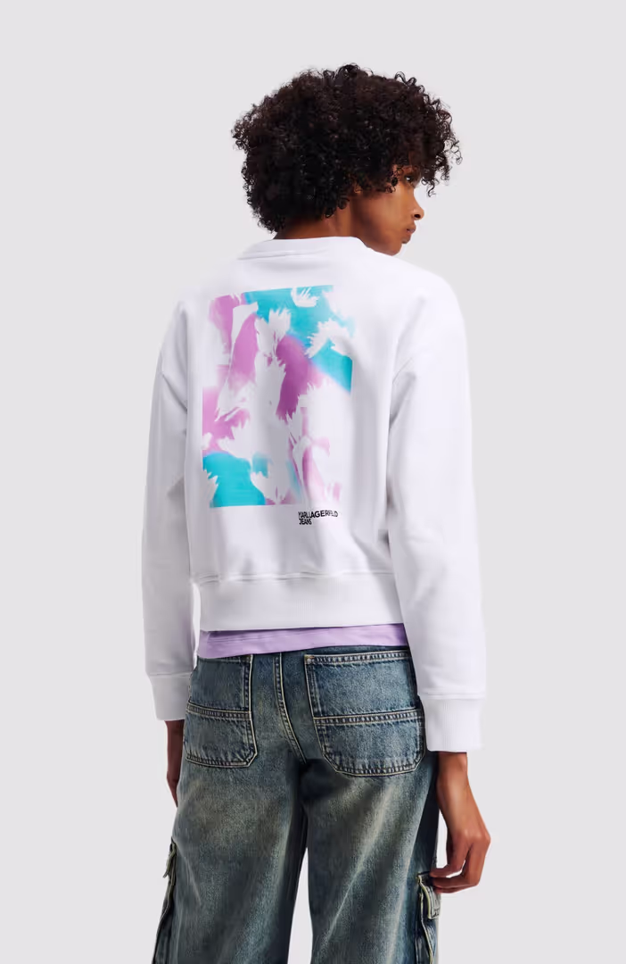 Klj Reg Box Floral Sweat