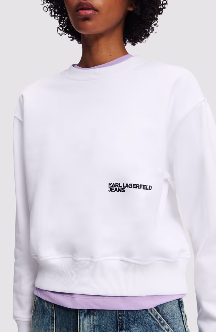 Klj Reg Box Floral Sweat
