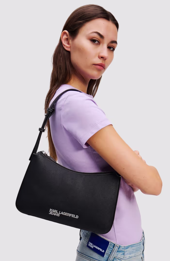 Klj Metal Logo Shoulder Bag