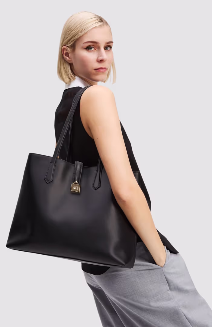 K/Autograph Padlock Md Tote