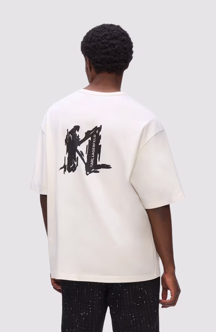 Kl Graphic Oversized Tee