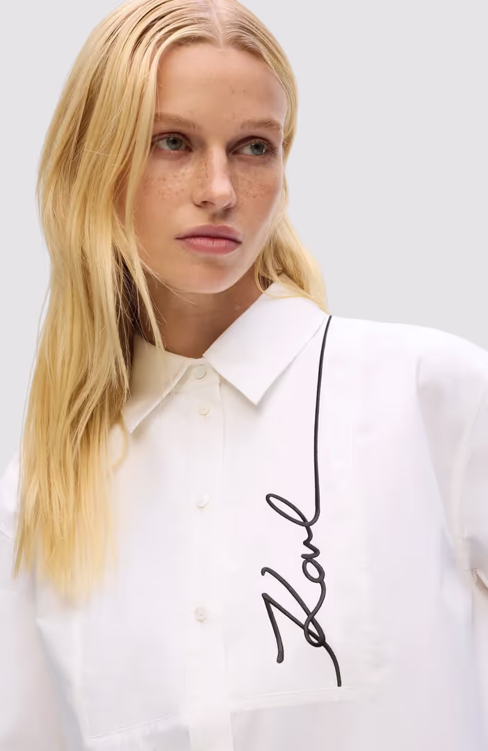 Signature Bib Poplin Shirt