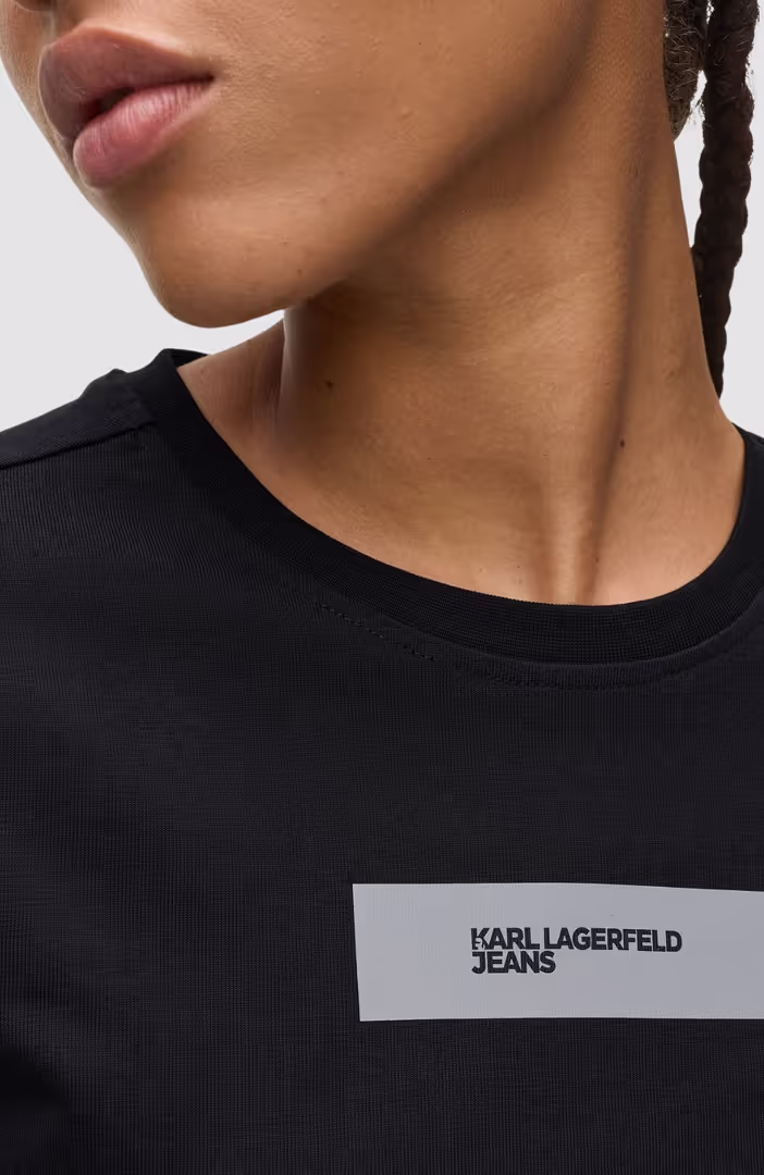 Klj Slim Reflective Logo Tee