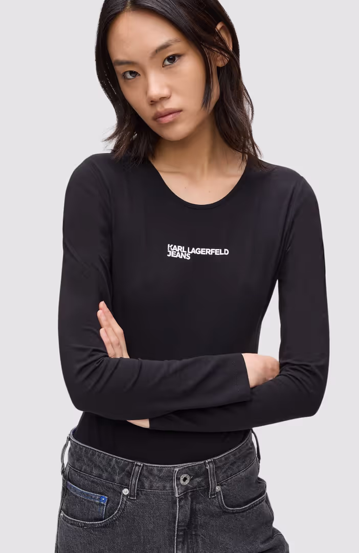 KLJ Bodysuit Crew Neck