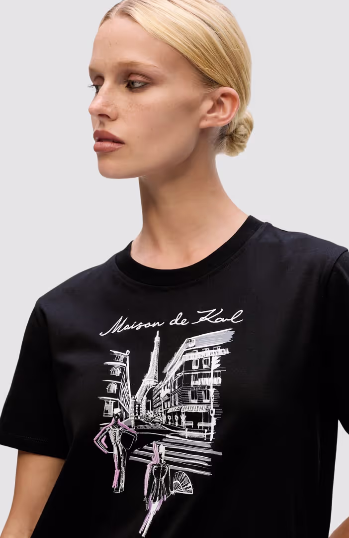 Paris Sketch Street T-Shirt