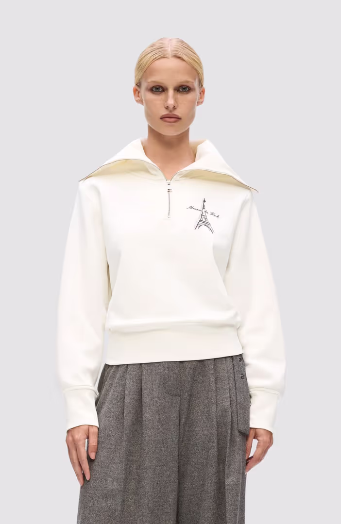 Paris Sketch Eiffel Half Zip