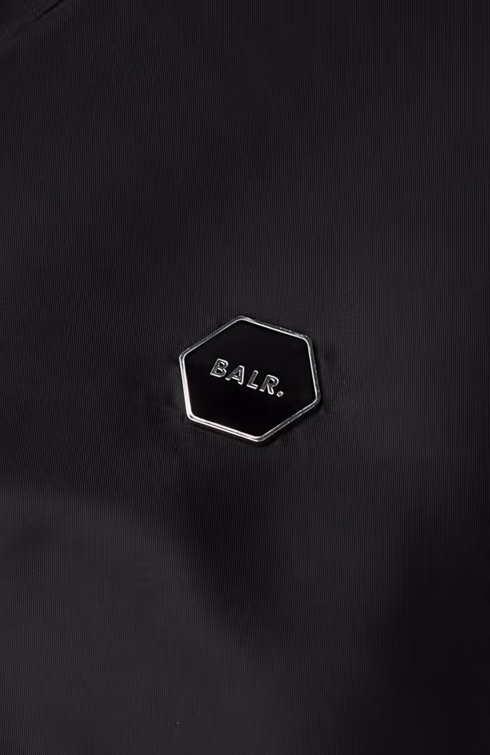 Hex Badge Hooded Bomber