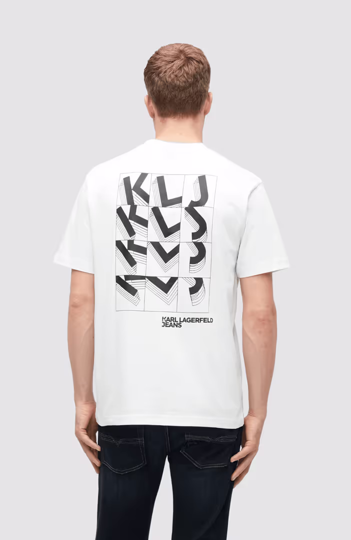 KLJ Reg Ss Letters Tee