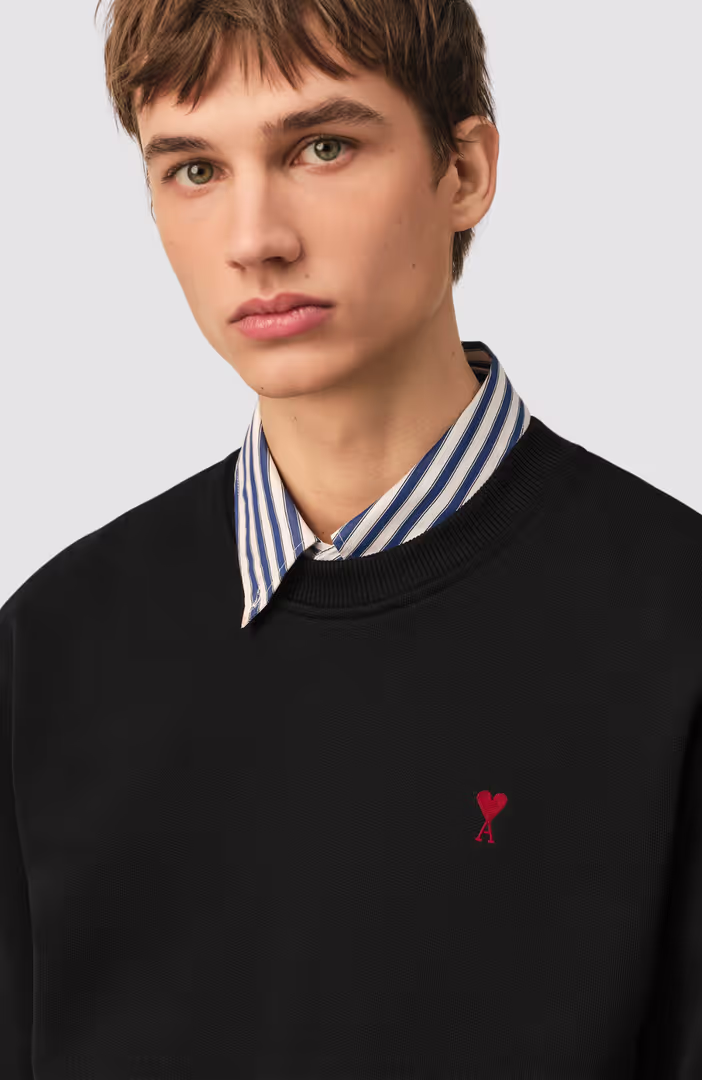 SWEATSHIRT WITH RED AMI DE COEUR