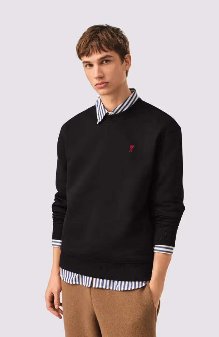 SWEATSHIRT WITH RED AMI DE COEUR