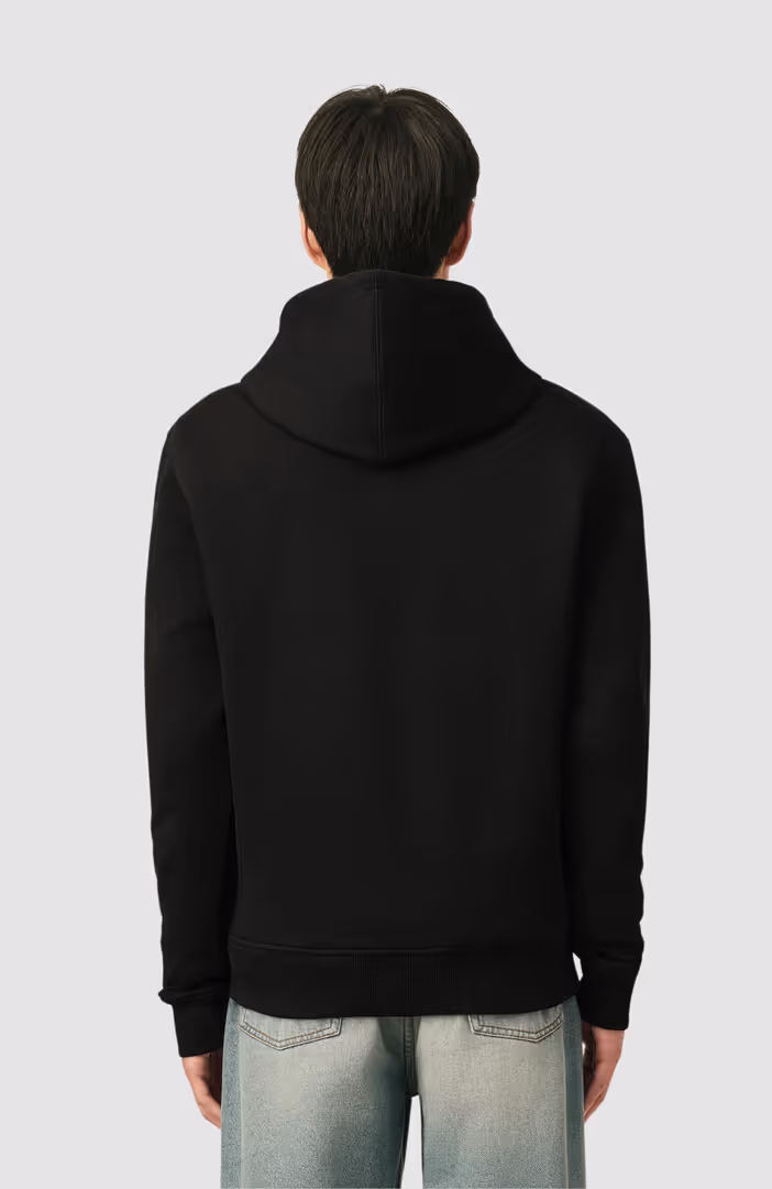 HOODIE WITH RED AMI DE COEUR