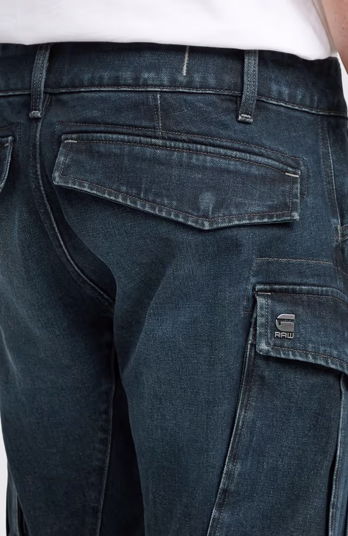 Rovic zip 3d regular tapered denim