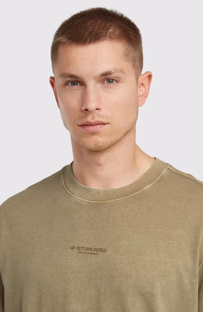 Overdyed center chest boxy r t