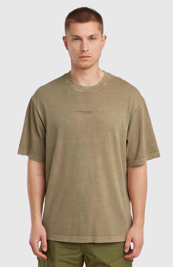 Overdyed center chest boxy r t