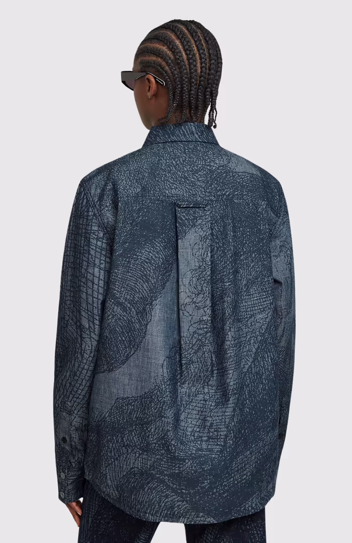Regular denim shirt