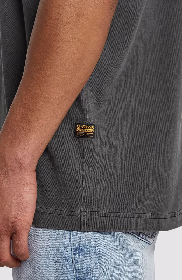 Multi logo overdyed loose r t