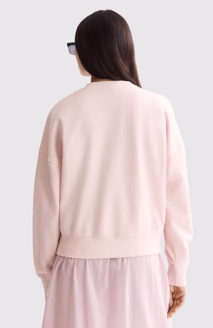 Embroidered logo relaxed fit sweatshirt