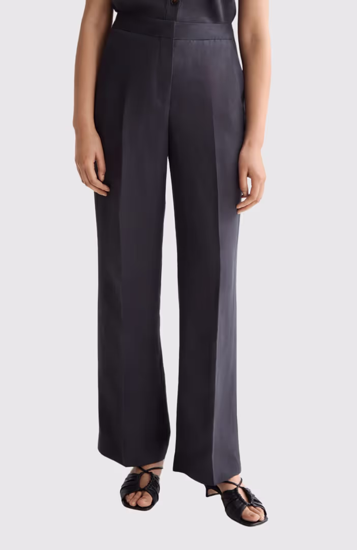 Edie - high rise wide leg drapey pant