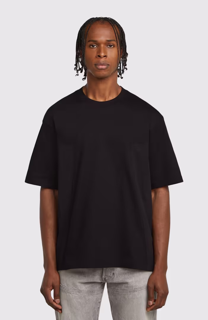 A line woven mix boxy r t