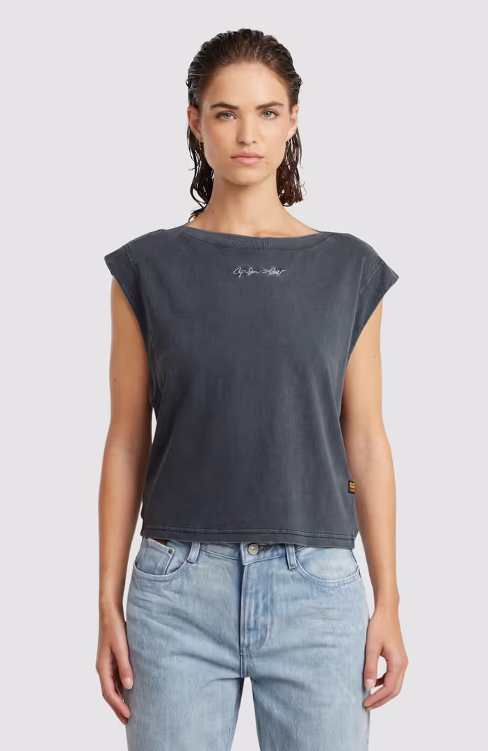 Mini g-script logo overdyed s\l r t wmn