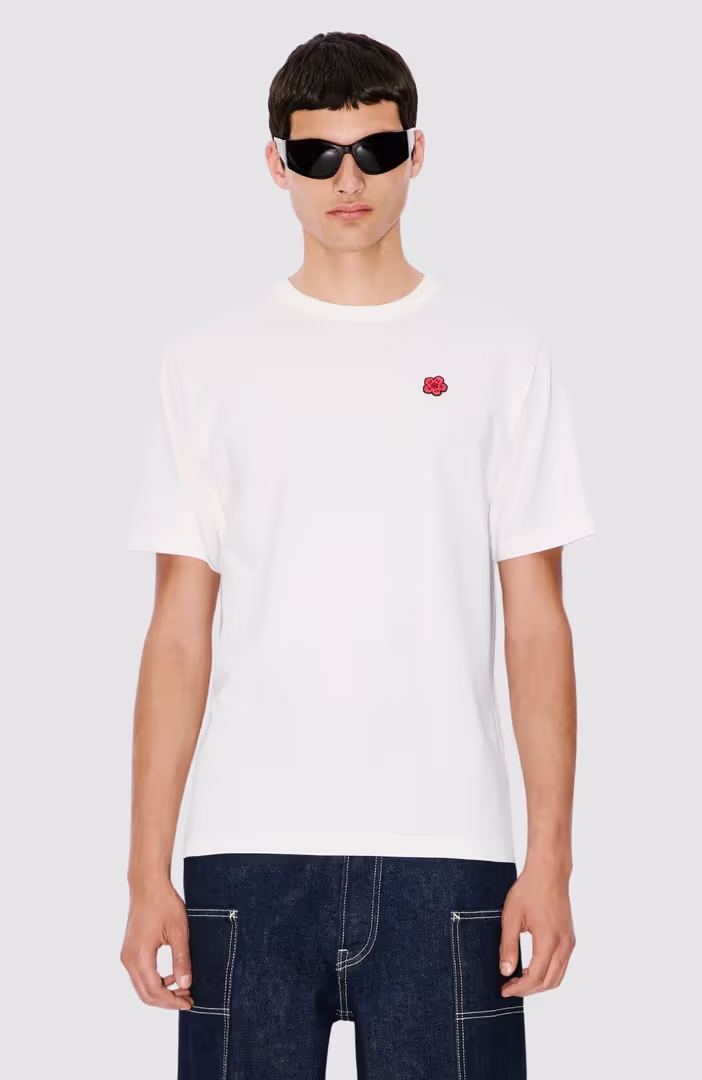 Boke Flower embroidered T-shirt