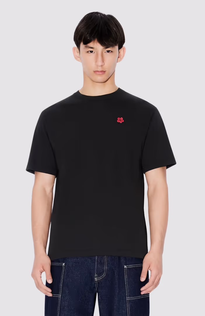 Boke Flower embroidered T-shirt