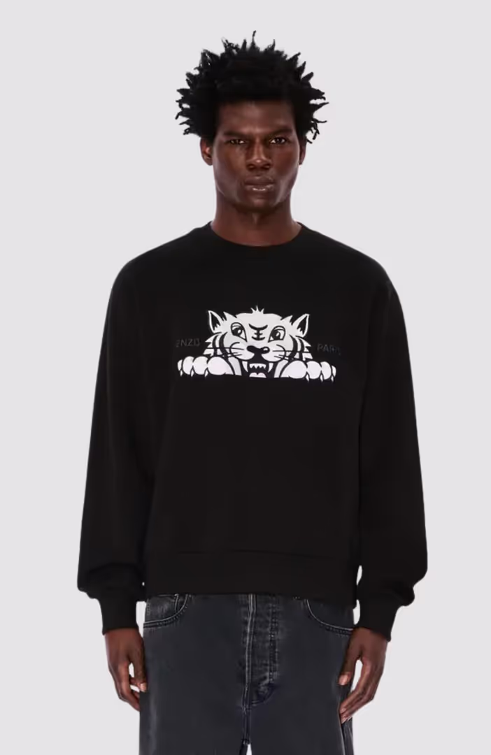 Happy Tiger Crewneck Sweatshirt