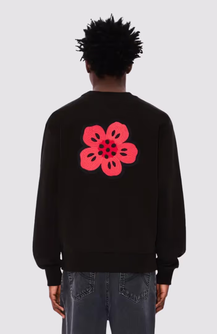 Boke Flower embroidered sweatshirt