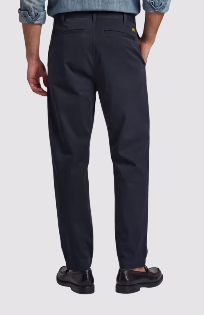 Pleated Loose Tapered Chino