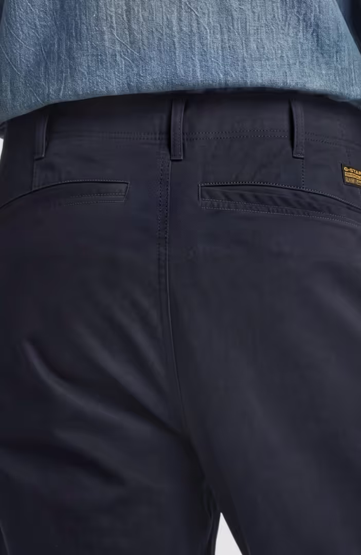 Pleated Loose Tapered Chino