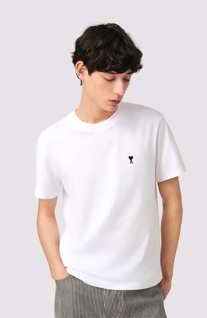 TSHIRT WITH CONTRASTED AMI DE COEUR