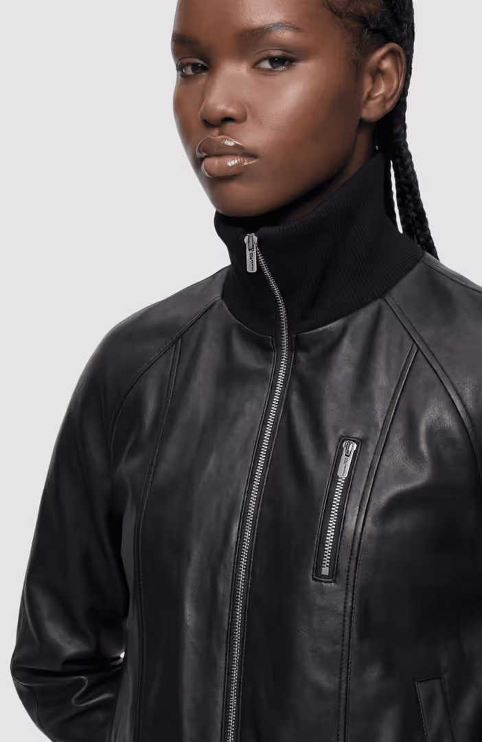 KLJ X Pt Faux Leather Jacket