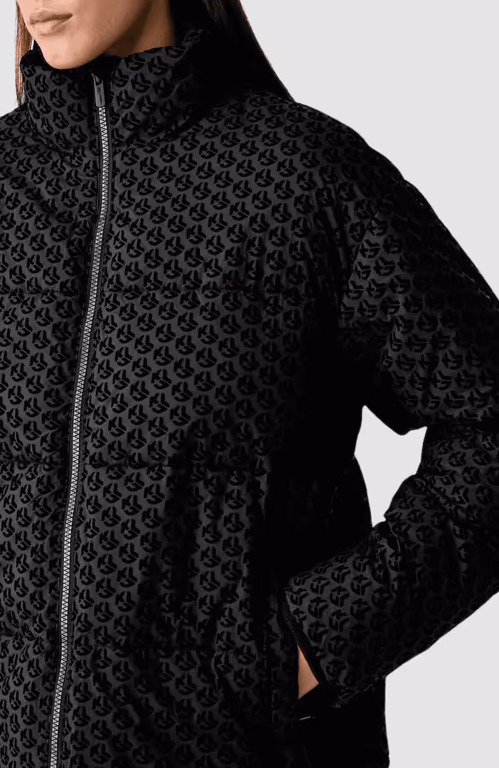 KLJ Flocked Monogram Puffer