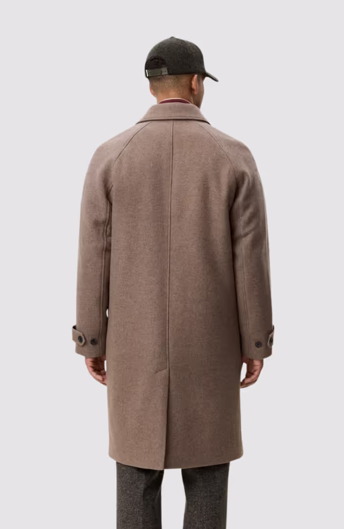 Solid Wool Coat