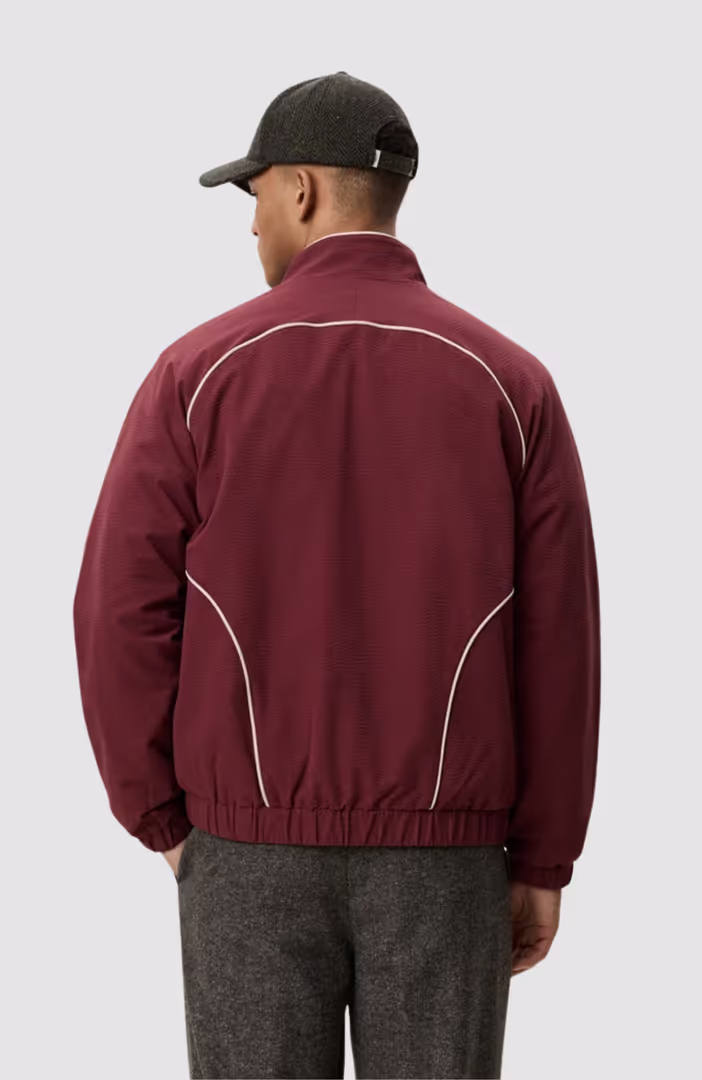 Seersucker Track Jacket