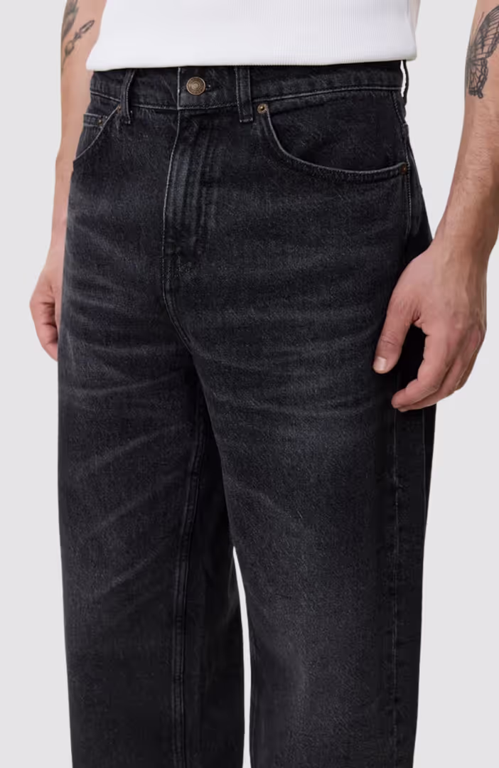Roi Black Washed Denim Jeans