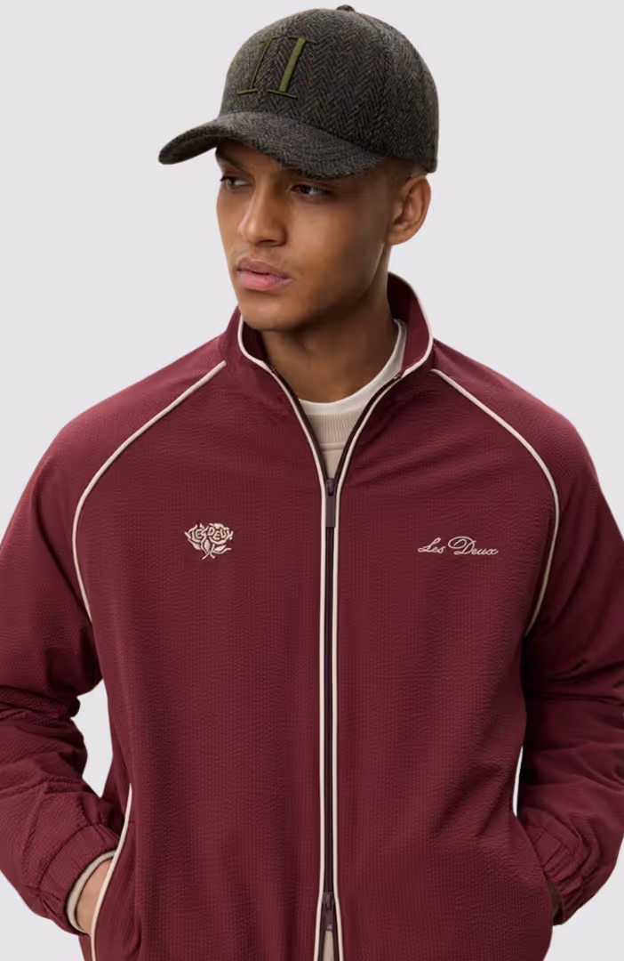 Seersucker Track Jacket