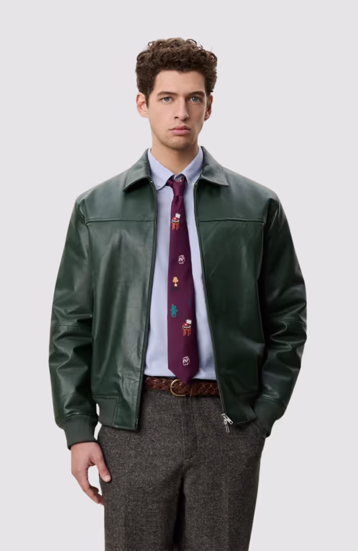 Leather Varsity