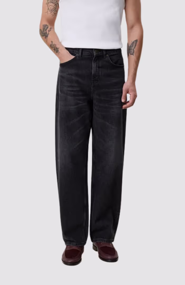 Roi Black Washed Denim Jeans