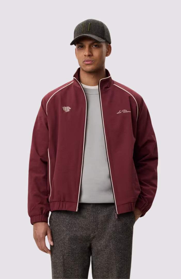 Seersucker Track Jacket