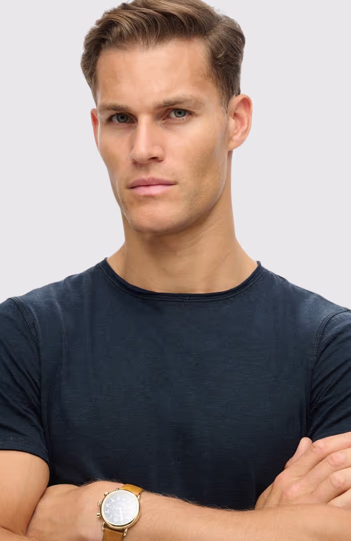Raw Edge Slub T Shirt