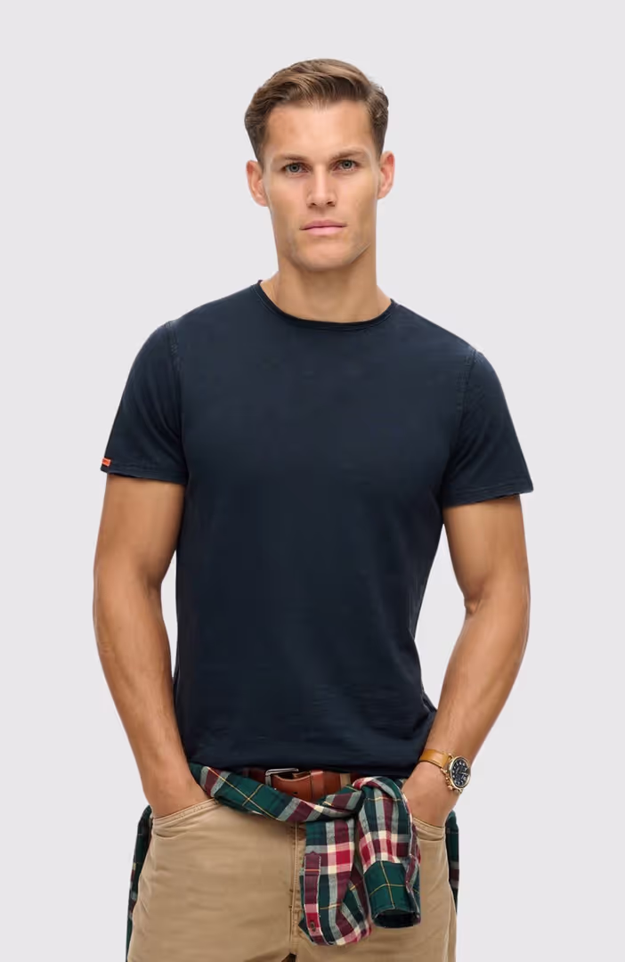Raw Edge Slub T Shirt