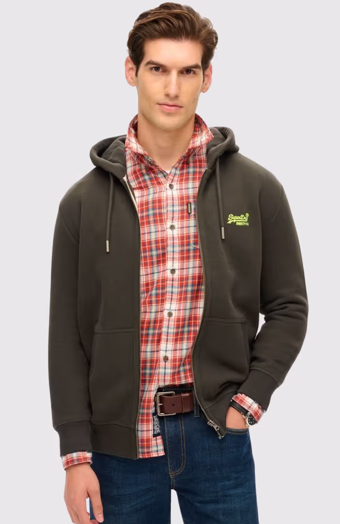 Essential Logo Zip Hoodie
