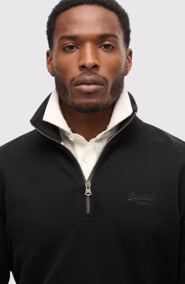 ESSENTIAL LOGO HALF ZIP