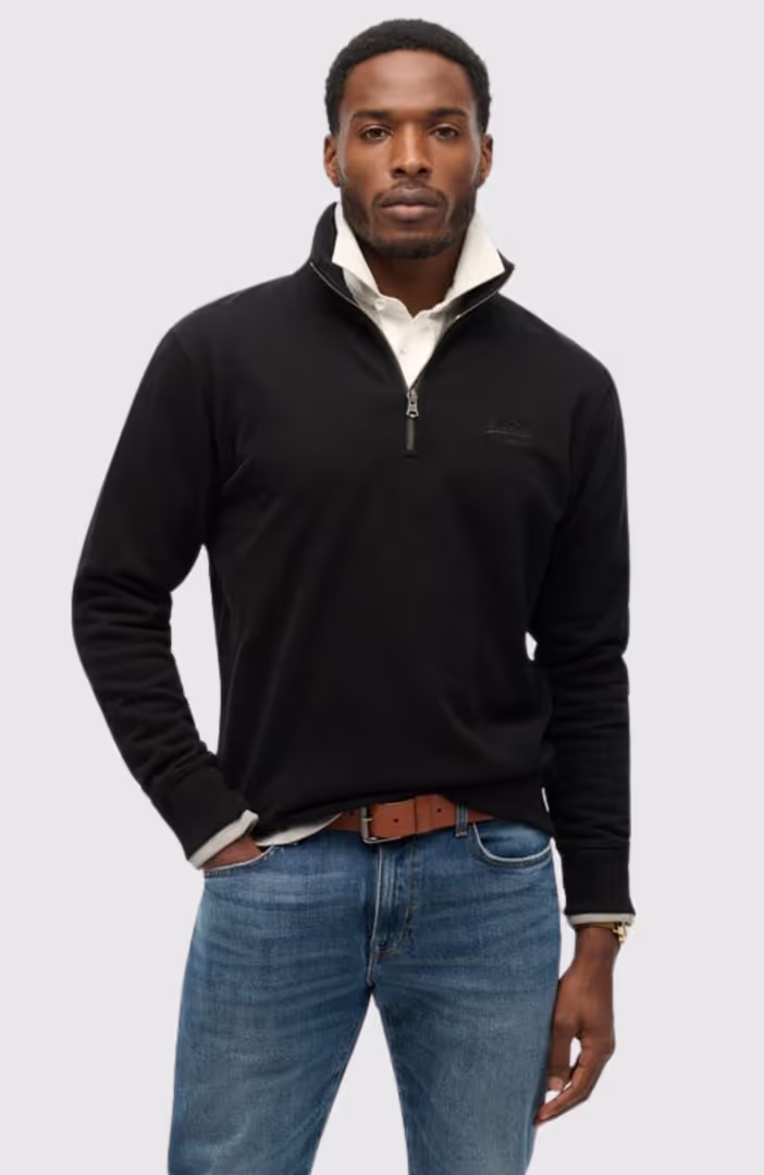 ESSENTIAL LOGO HALF ZIP