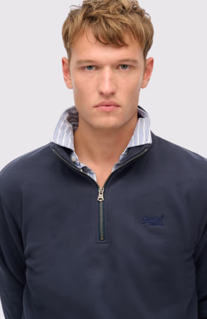 ESSENTIAL LOGO HALF ZIP