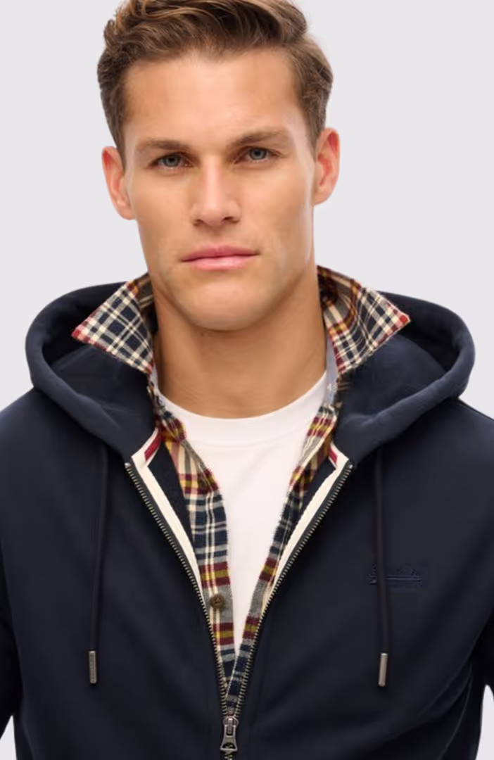 ESSENTIAL LOGO ZIP HOODIE HB