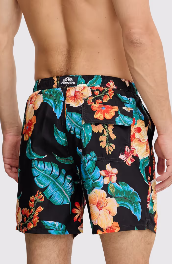 Hawaiian Print 16 Swim Short