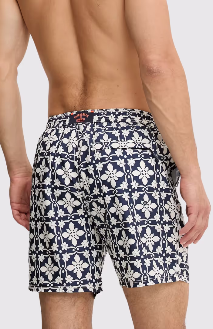 Tile Print 16 Swim Short
